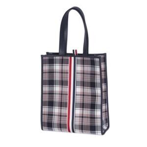 NWT $1300 Thom Browne Large Wool & Leather Shopper Tote Bag. Buy / Make Offer!